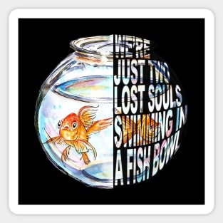 WISH YOU WERE FISH Sticker